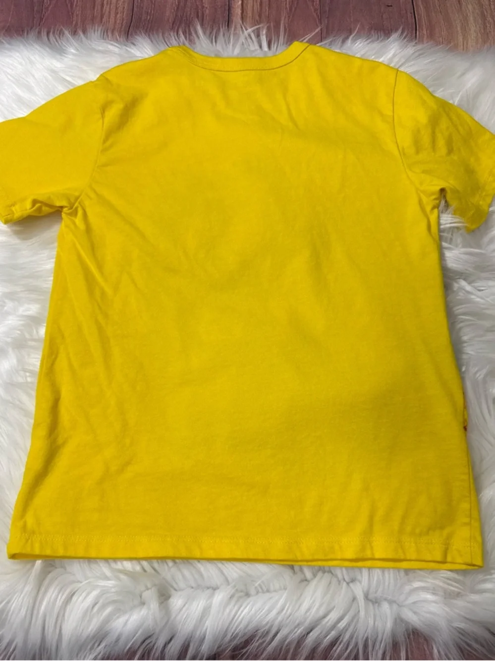 The Children’s Place Yellow Graphic Short Sleeve Shirt- Boys Size M (7/8)